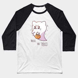 Spooky cat Baseball T-Shirt